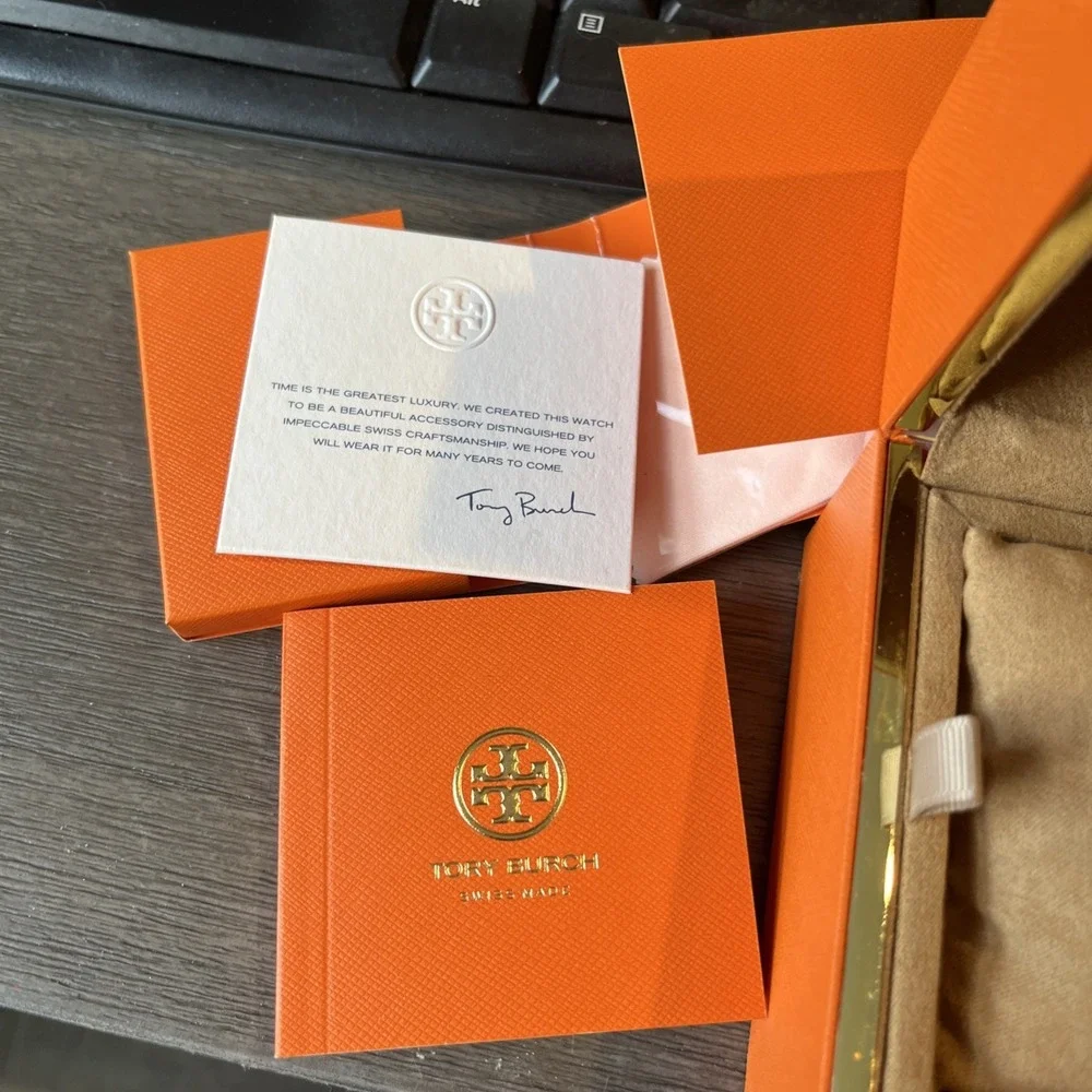 Tory Burch Women's Swiss Collins Watch With Box